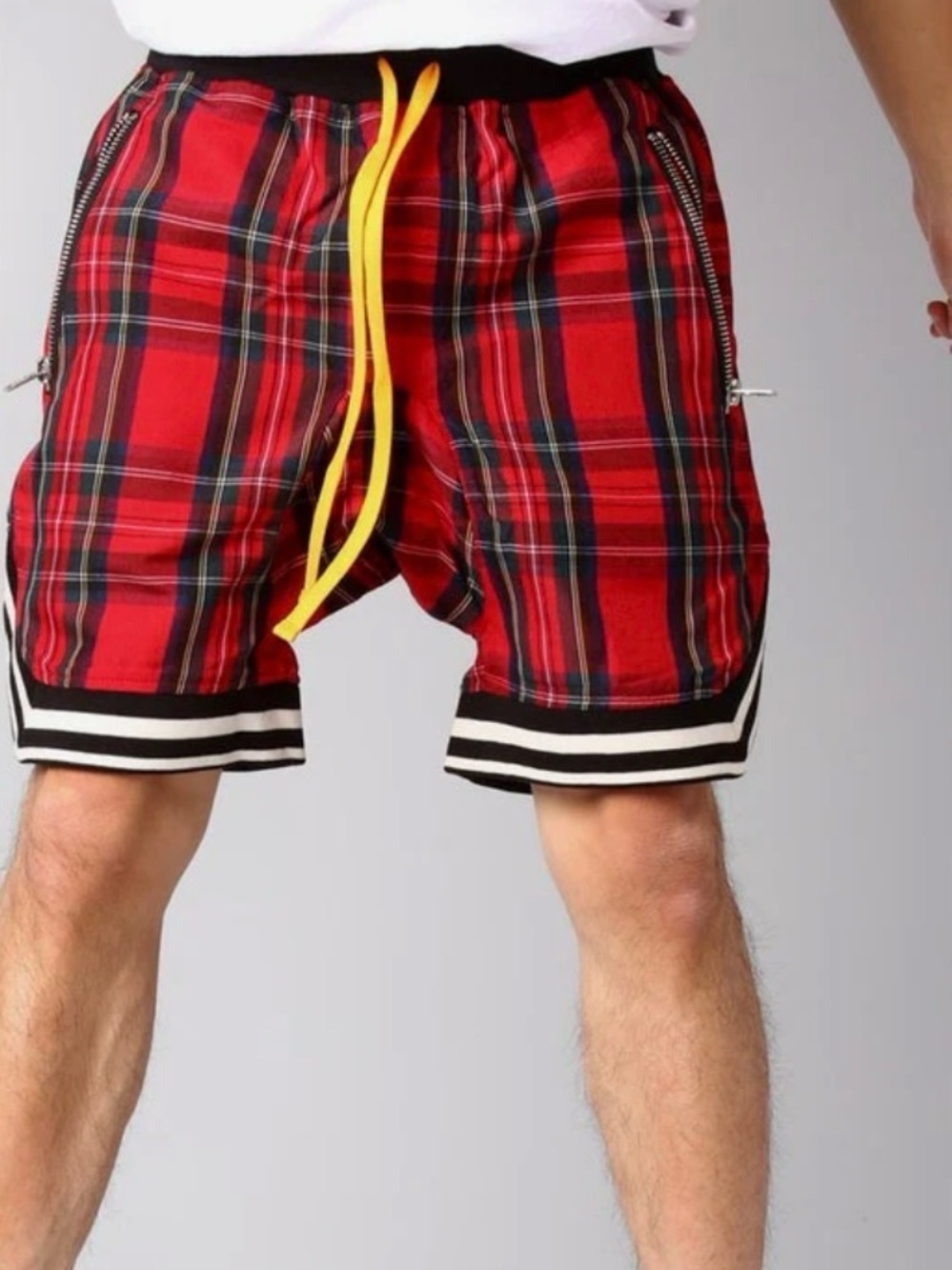 Civil Regime Men’s Medium Plaid Athletic Shorts Made In USA EUC 80.00